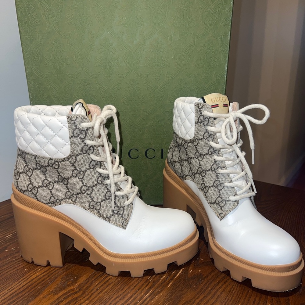 Gucci Women's Quilted GG Boots